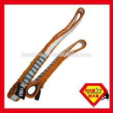 Rock Climbing Sling with rubber with Elastic Band Nylon Sling